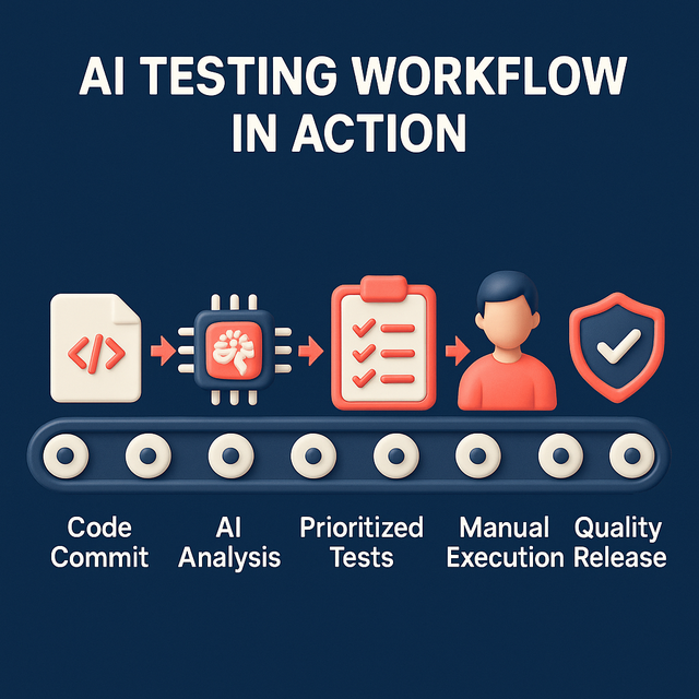 AI-powered pipeline for prioritizing tests.