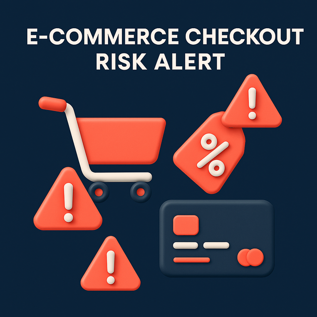 E-commerce checkout flow flagged as high risk