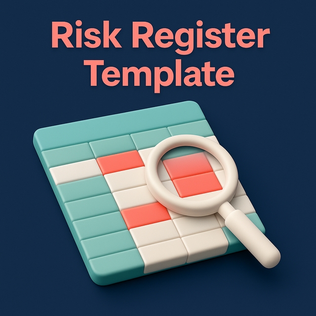 Risk Register Template for QA Risk Management